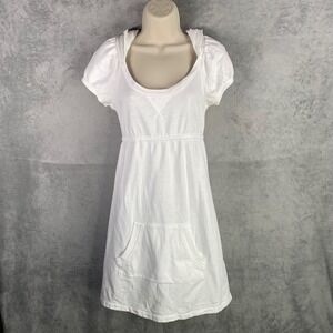 Vintage Y2k Juicy‎ Couture Hooded Babydoll Mini Dress Women Petite XS USA